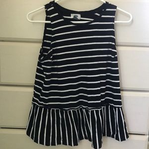 Old Navy Peplum Tank Top
